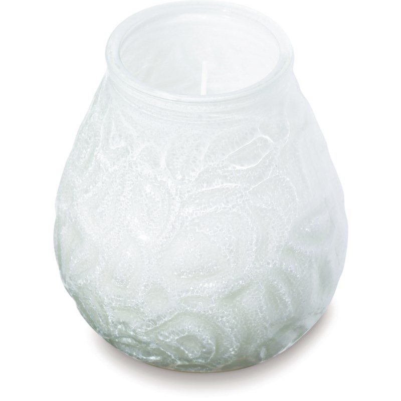 Windlichter Weiß/transparent 75Std - 12 Stück